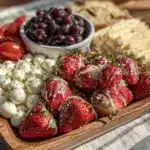 american flag cheese board - featured image