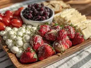 american flag cheese board - featured image