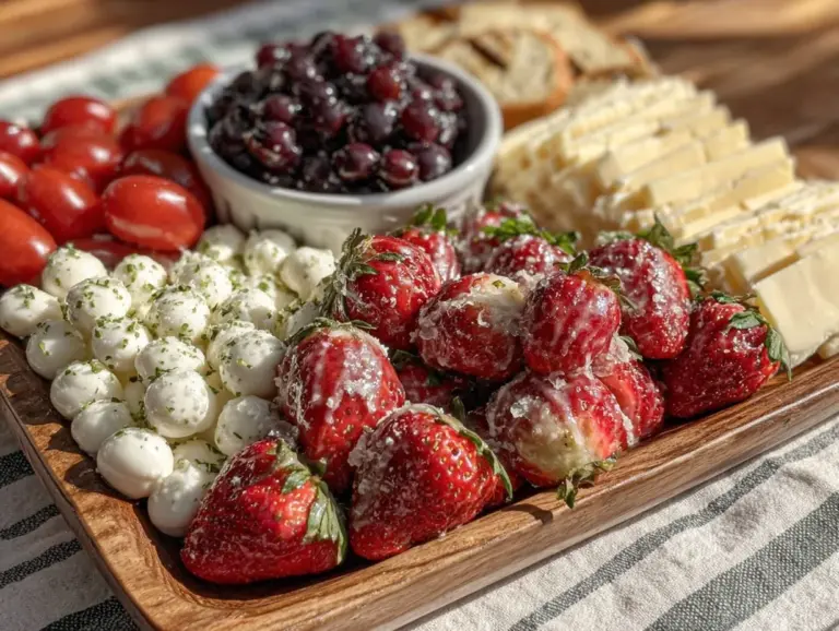 american flag cheese board - featured image