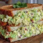 avocado chicken salad sandwich - featured image