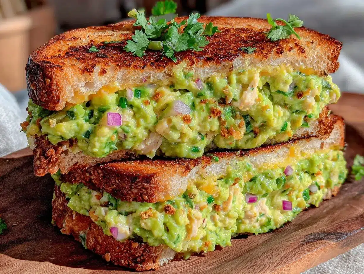 avocado chicken salad sandwich preparation steps