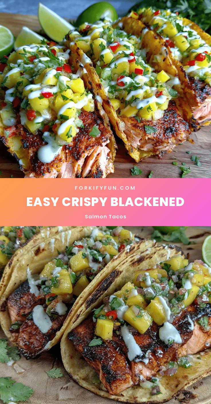 blackened salmon tacos recipe