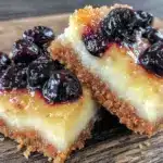 blueberry lemonade bars - featured image