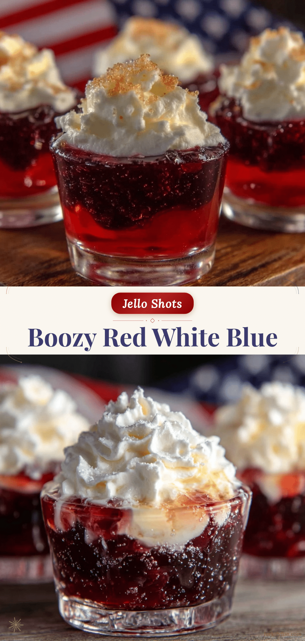 boozy red white blue jello shots recipe