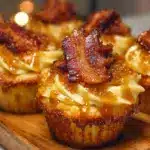 bourbon maple bacon cupcakes - featured image