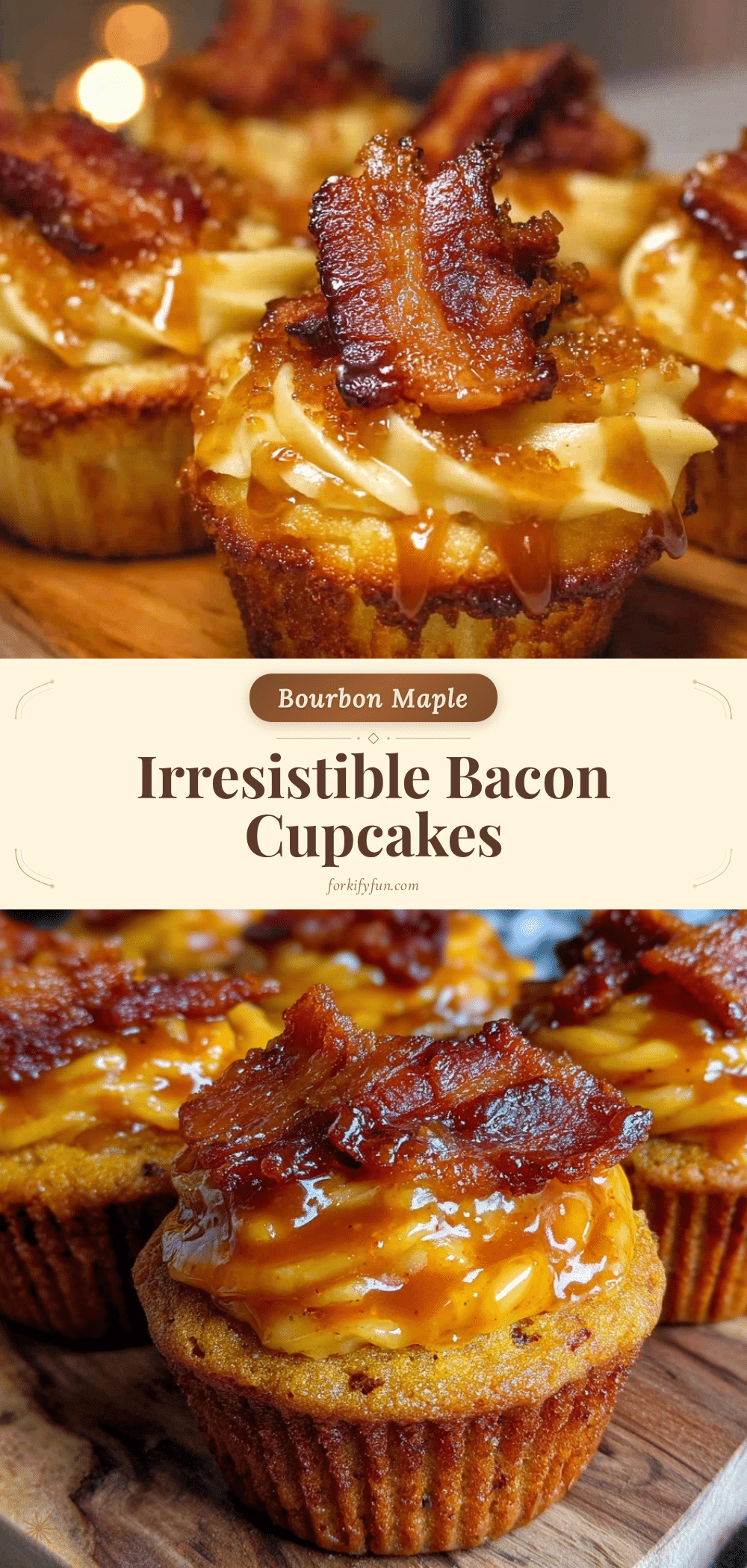 bourbon maple bacon cupcakes recipe