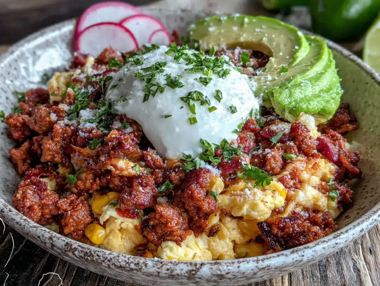 breakfast burrito bowl preparation steps