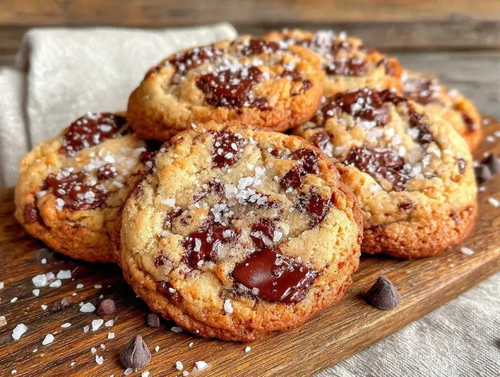 brown butter chocolate chip cookies - featured image