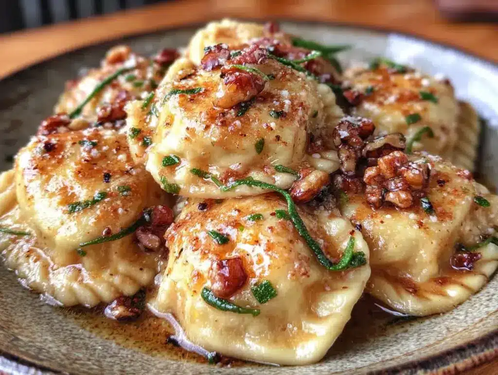 brown butter sage ravioli - featured image