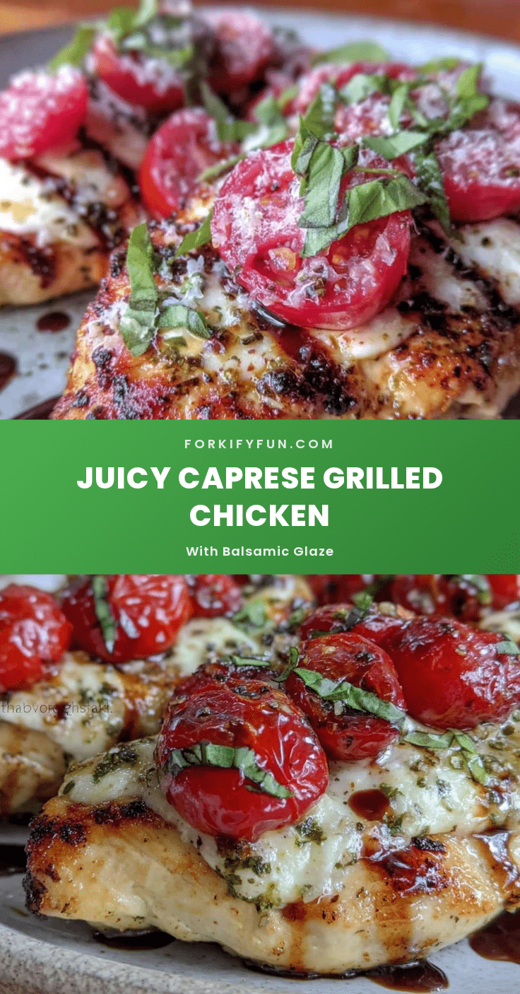 caprese grilled chicken recipe
