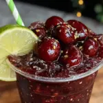 cherry lime slushie - featured image