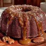 chocolate whiskey bundt cake - featured image