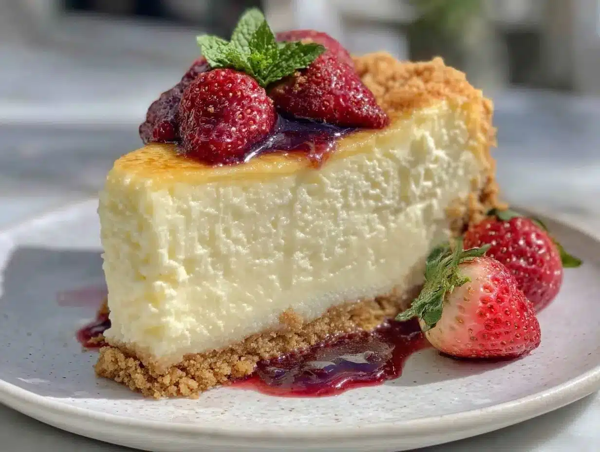 classic New York style cheesecake preparation steps
