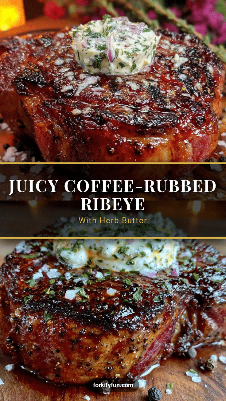coffee-rubbed ribeye steak recipe