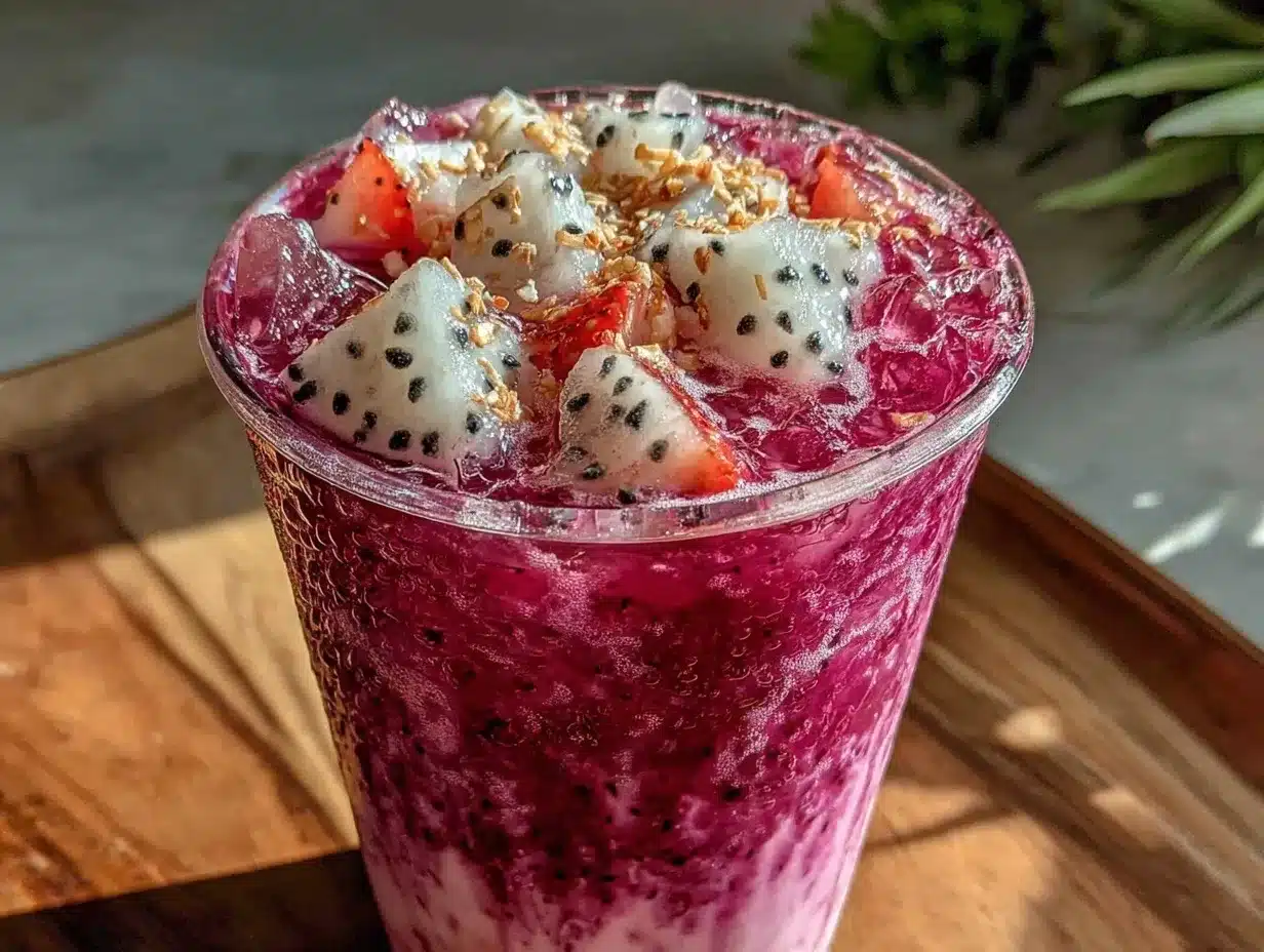 copycat starbucks pink drink smoothie recipe preparation steps
