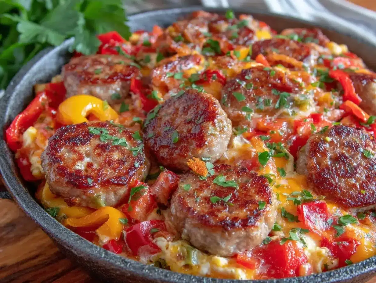 cozy loaded breakfast skillet preparation steps