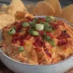 creamy buffalo chicken dip - featured image