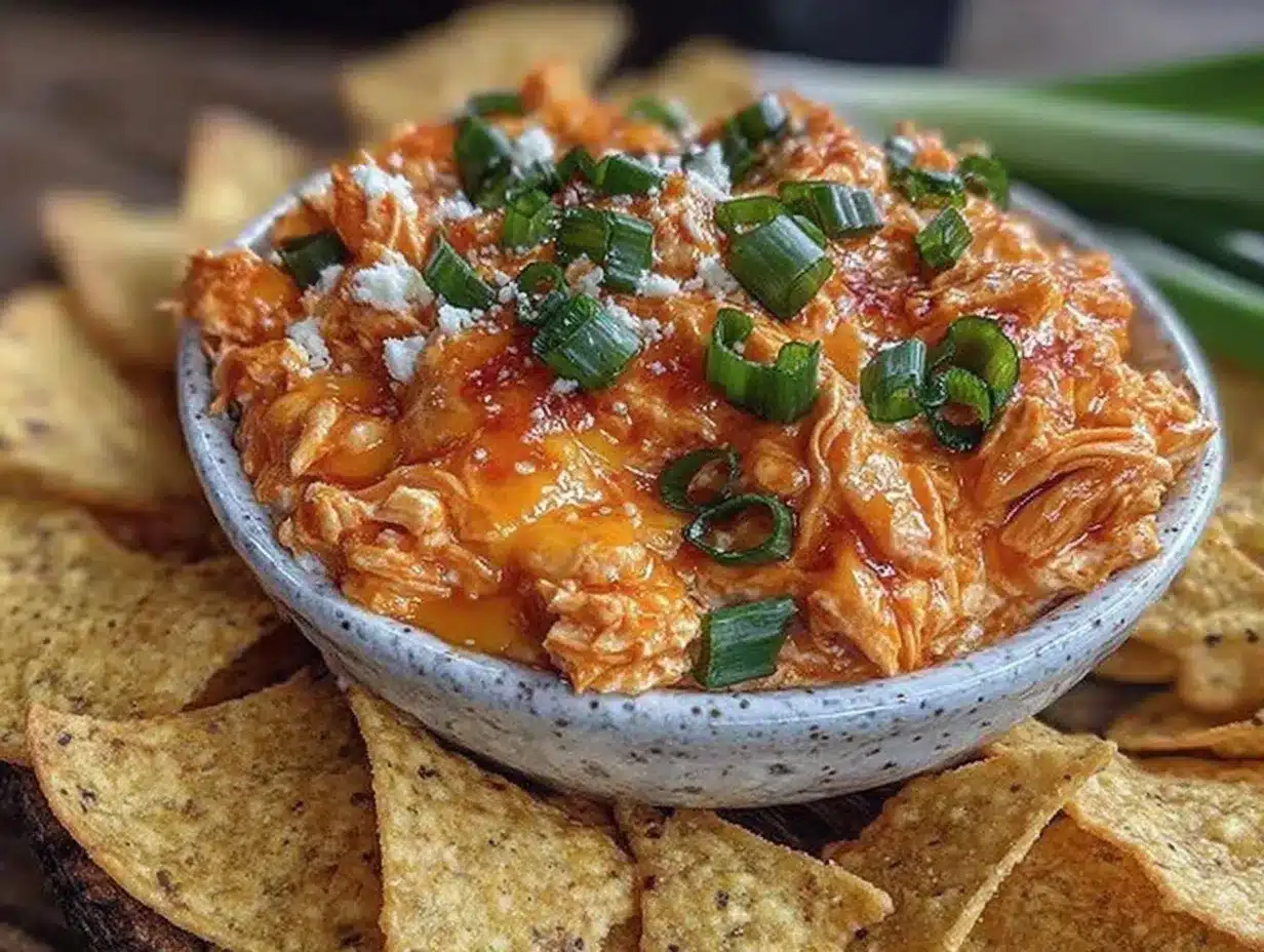 creamy buffalo chicken dip preparation steps