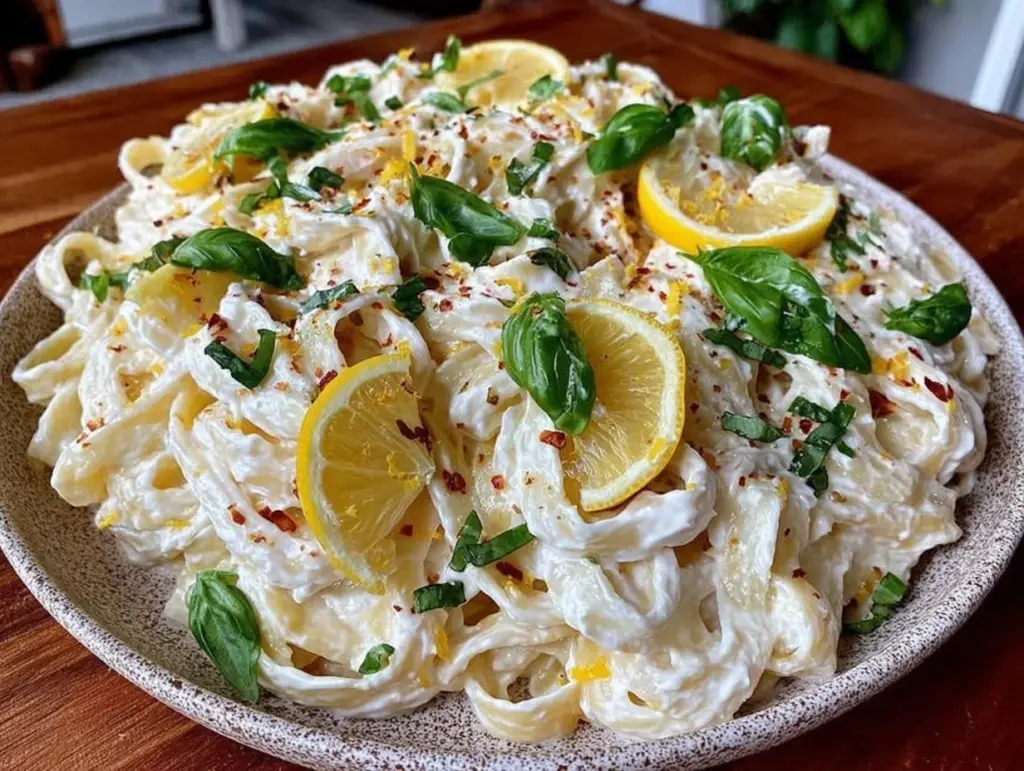 creamy lemon ricotta pasta - featured image