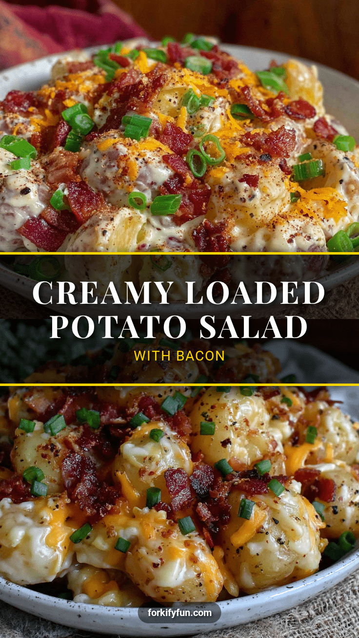 creamy loaded potato salad recipe