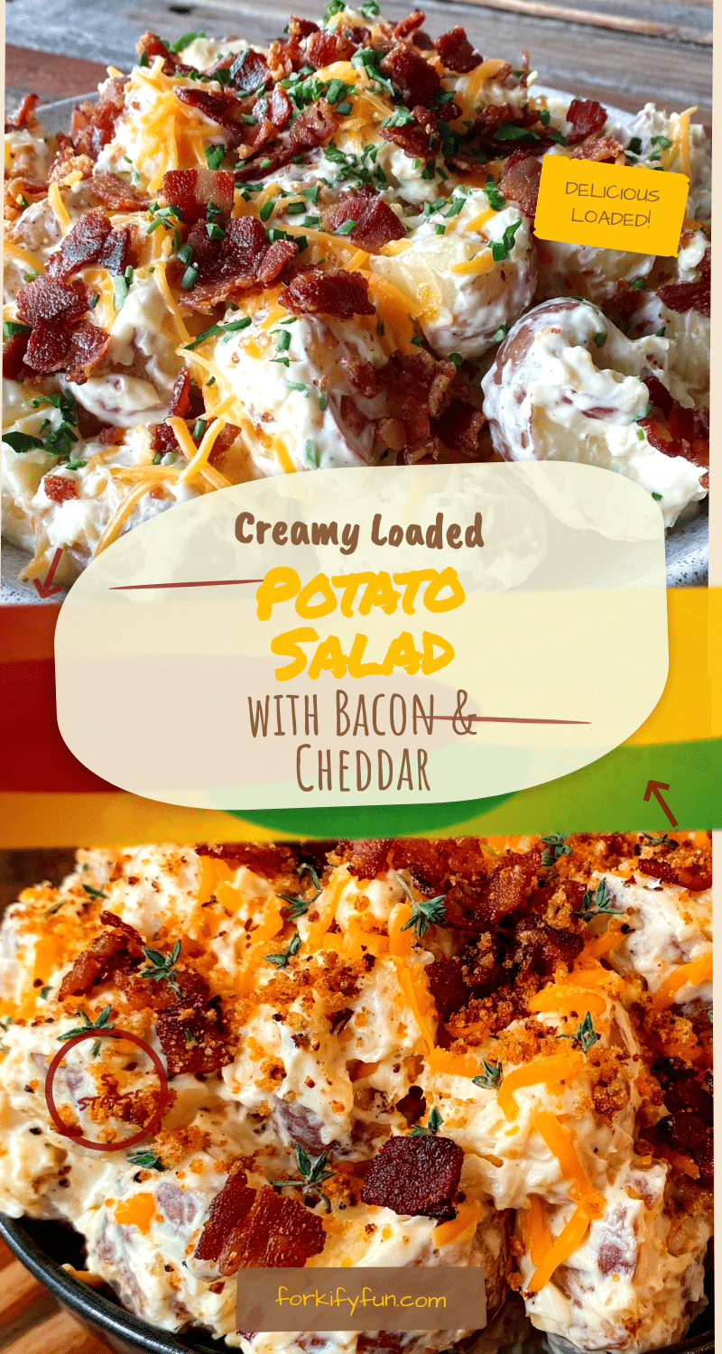creamy loaded potato salad recipe