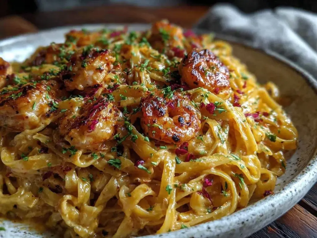creamy one-pot Cajun chicken Alfredo - featured image