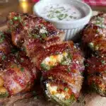 crispy bacon-wrapped jalapeño poppers - featured image