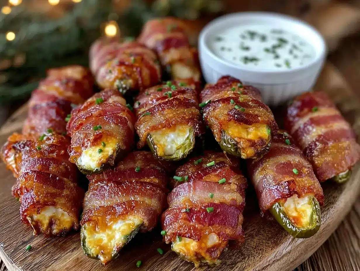 crispy bacon-wrapped jalapeño poppers preparation steps