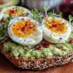 crispy everything bagel avocado toast - featured image
