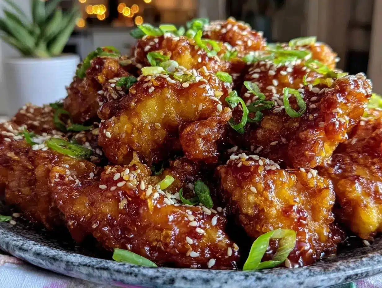 crispy honey sesame chicken preparation steps