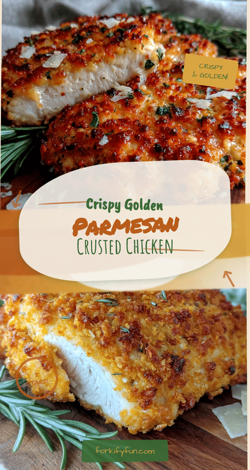 crispy parmesan crusted chicken breast recipe