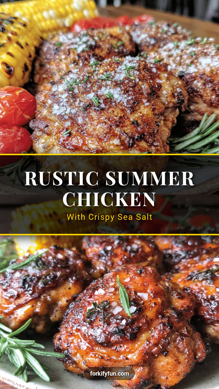 crispy rustic summer chicken recipe