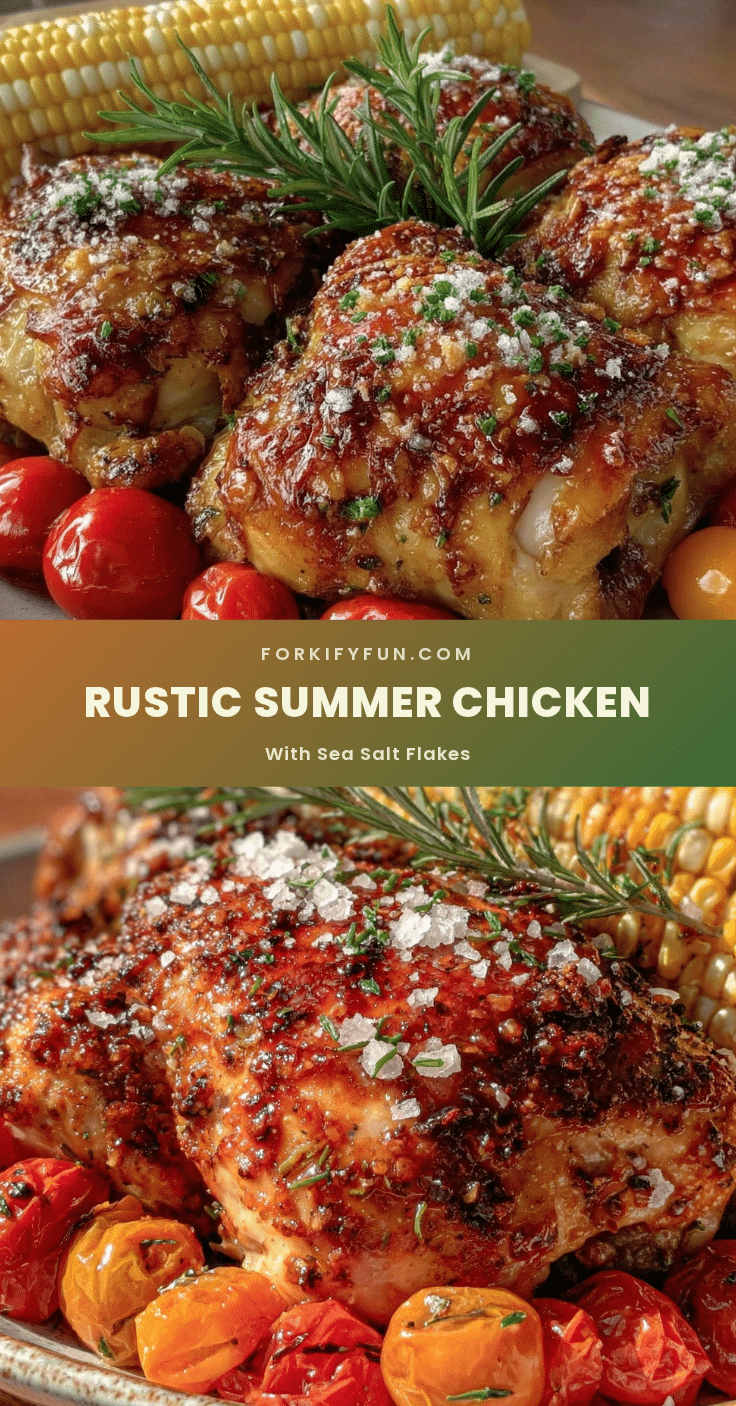 crispy rustic summer chicken recipe