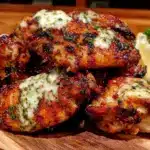 crispy smoked chicken wings - featured image