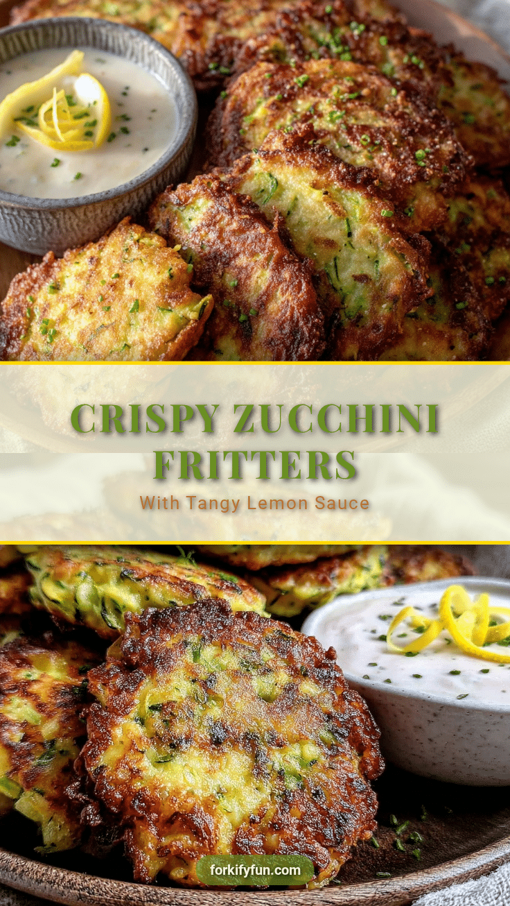 crispy zucchini fritters recipe
