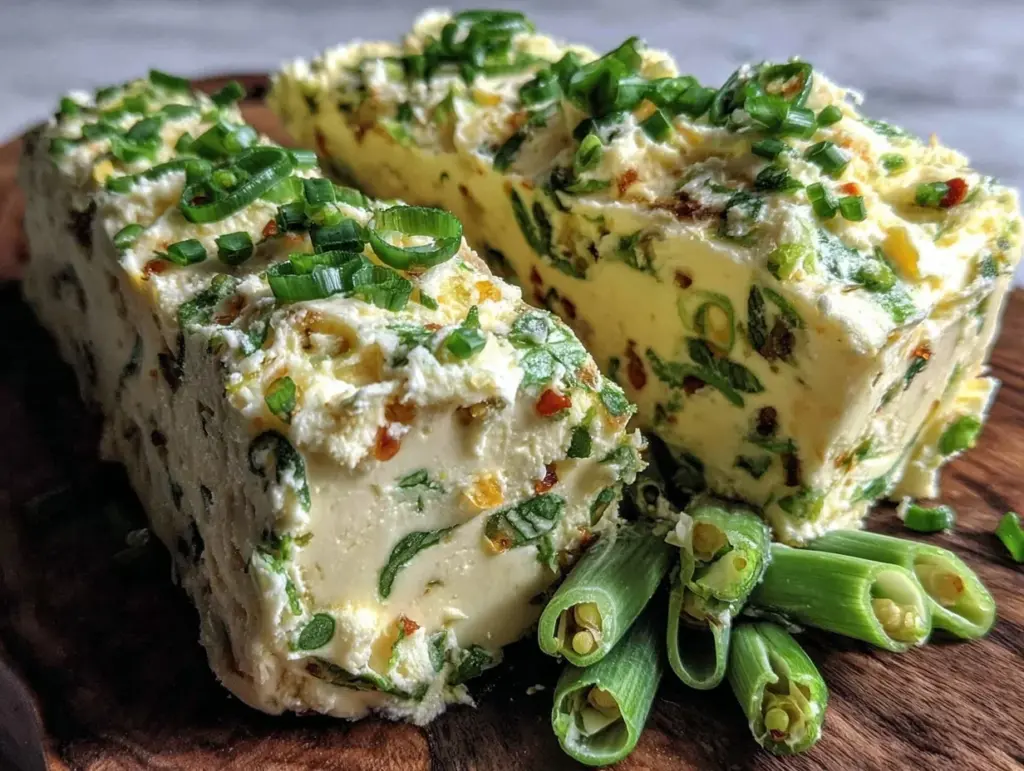easy creamy garlic scape compound butter - featured image