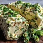 easy creamy garlic scape compound butter - featured image