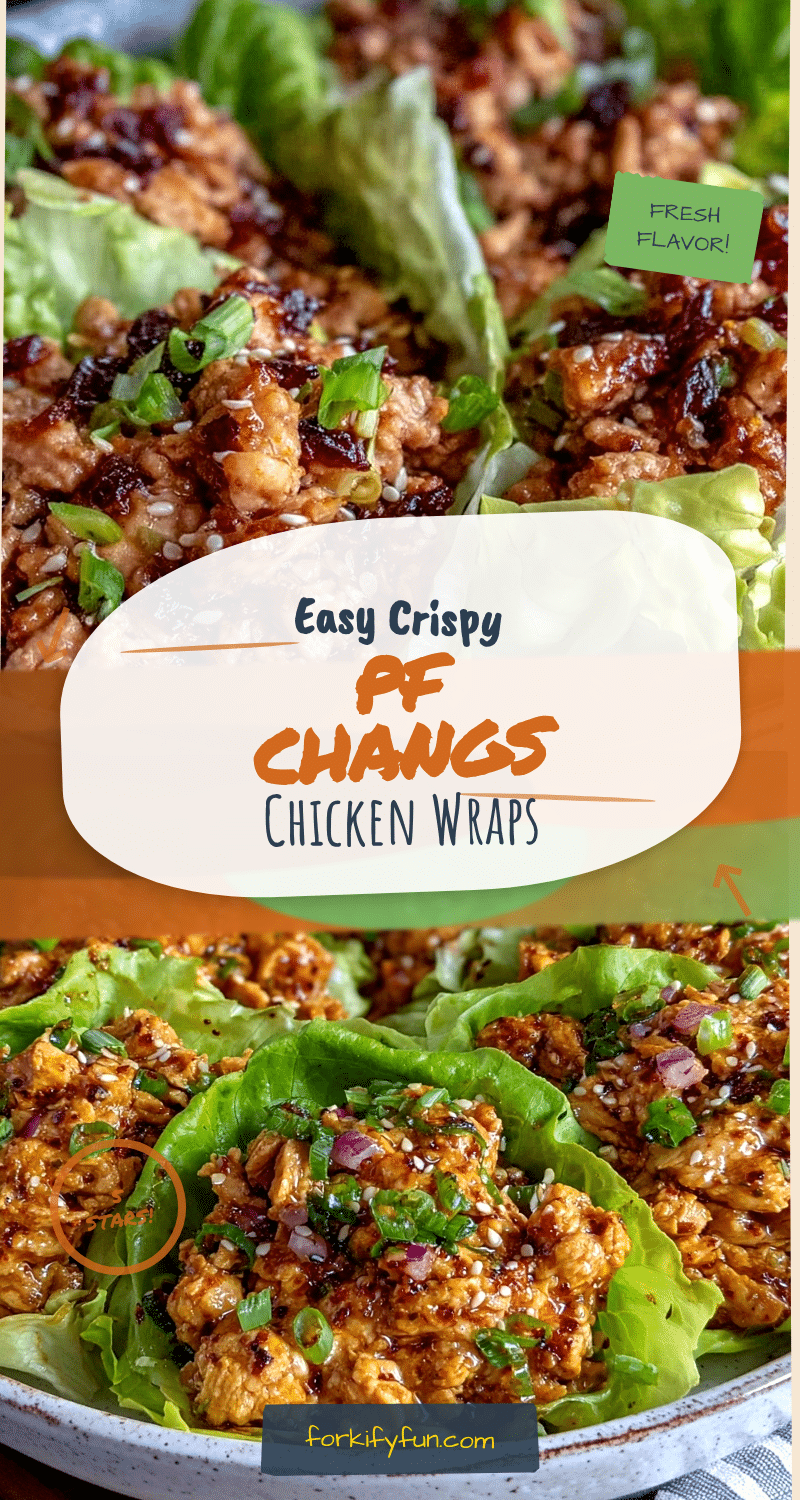 Easy Crispy PF Changs Chicken Lettuce Wraps recipe