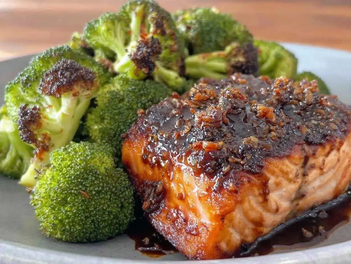 easy crispy sheet pan teriyaki salmon preparation steps