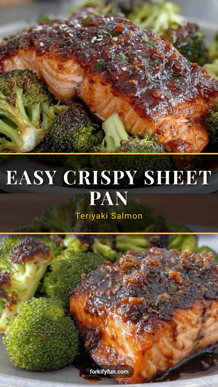 easy crispy sheet pan teriyaki salmon recipe