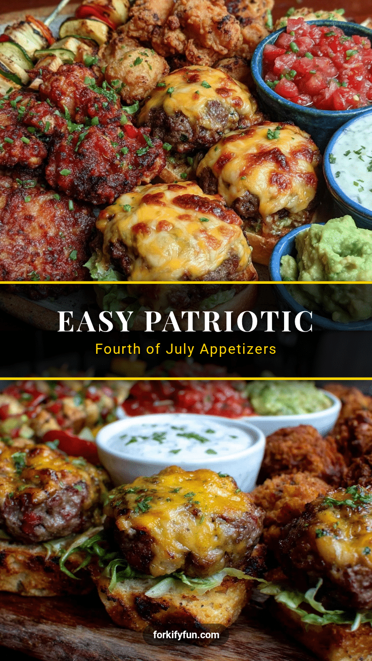 easy Fourth of July appetizers recipe