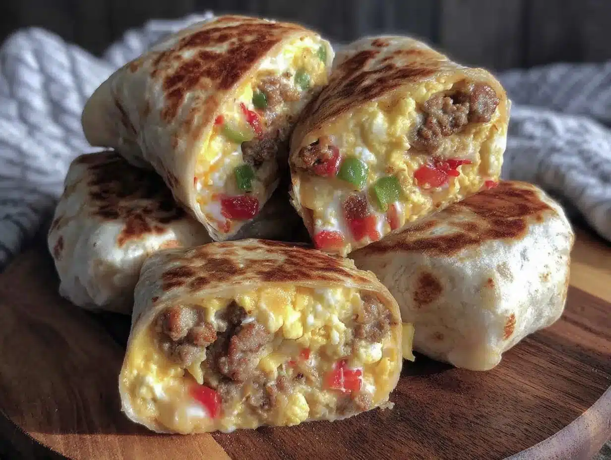 easy make-ahead breakfast burritos preparation steps