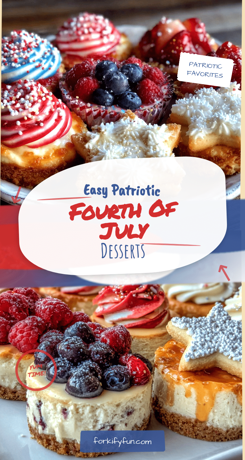 easy patriotic fourth of july desserts recipe
