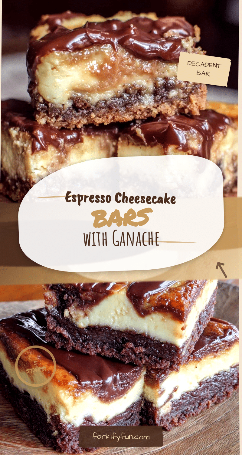 espresso cheesecake bars recipe