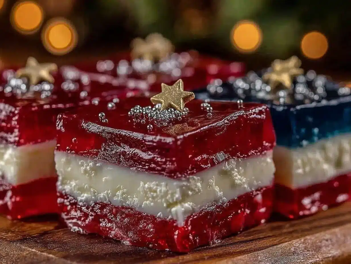 festive firework jello shots preparation steps