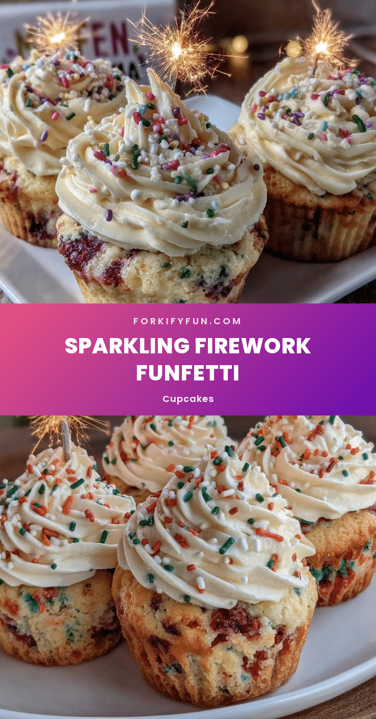 firework funfetti cupcakes recipe