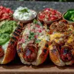 flavorful grilled hot dog bar - featured image