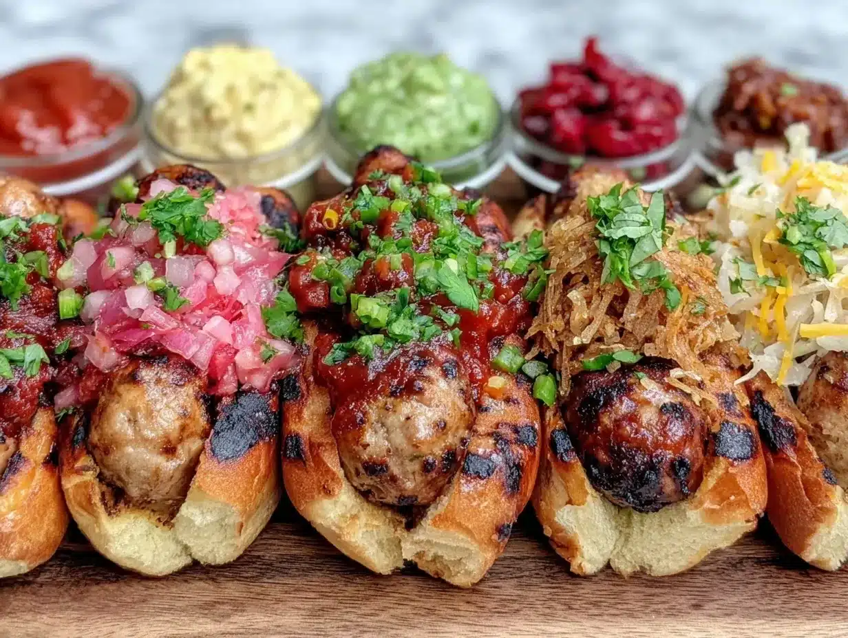flavorful grilled hot dog bar preparation steps