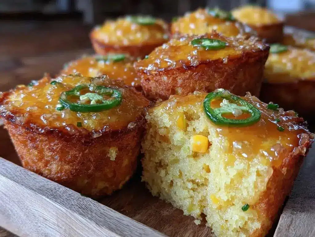 Fluffy Honey Butter Cornbread Muffins - featured image