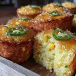 Fluffy Honey Butter Cornbread Muffins - featured image